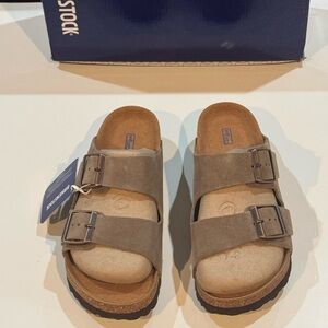 Birkenstock Tan Suede Sandals